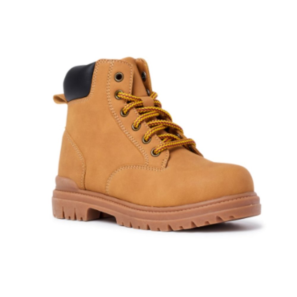 Wonder Nation NWOB Tucker Boots Boys Kids Wheat Lace Up Strap Shoes Size 2